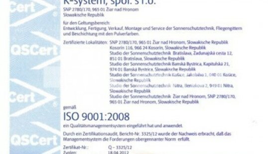 Die Zertifizierung